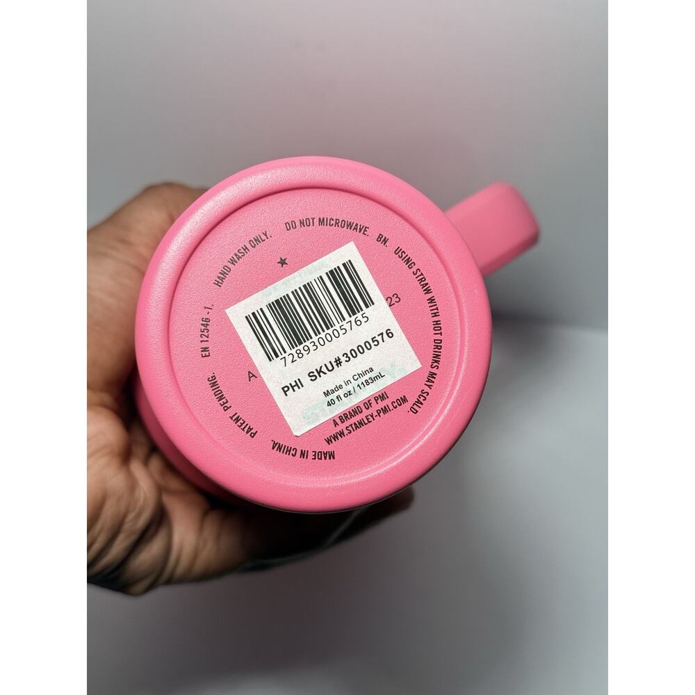 Stanley X Starbucks Philippines CARNATION PINK 40oz OG Quencher Tumbler NWT HTF - Picture 5 of 6